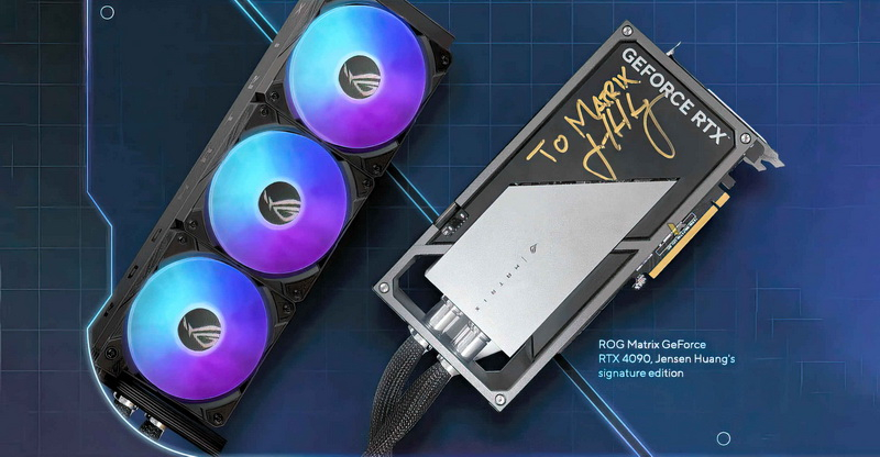 ASUS выпустила самую дорогую и быструю видеокарту — ROG Matrix GeForce RTX 4090 Platinum за $3200