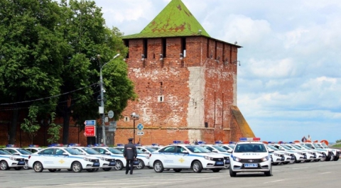 Полиция Нижегородской области получила 79 новых автомобилей и 10 мотоциклов