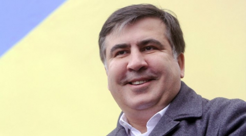 Соломенное чучело Михаила Саакашвили сожгли во Львове