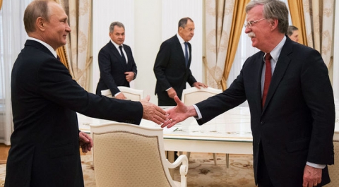 Путин поделился с Болтоном своим удивлением от недружественных шагов США