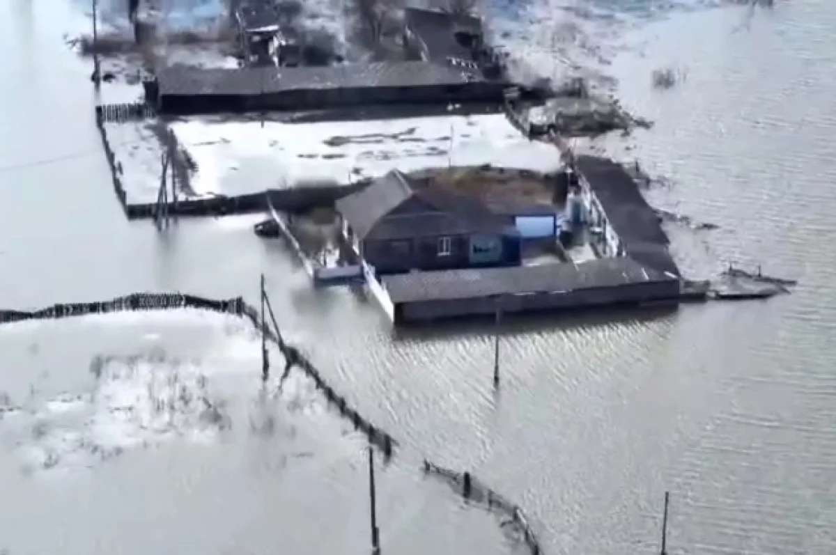В Абатском районе Тюменской области 5 деревень затопило из-за паводка