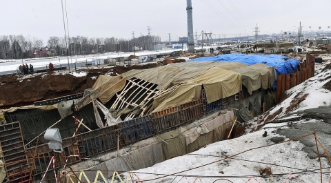 В Москве после обрушения автомобильного тоннеля завели уголовное дело