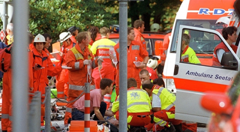 В Швейцарии столкнулись два поезда, пострадали более 27 человек